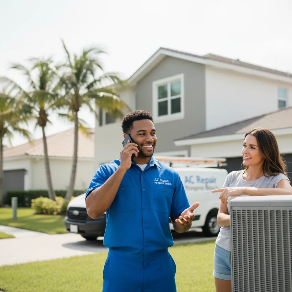 AC Repair Pompano Beach customer support in Big Pool